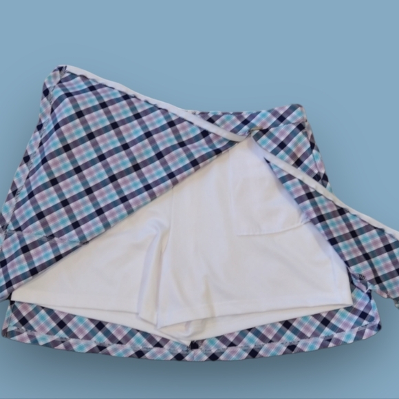 Lady Hagen Plaid Tennis Skort Sz 14 - Picture 4 of 4